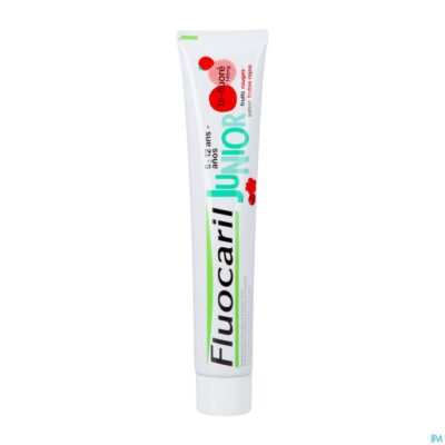 Fluocaril tandpasta junior rood fruit 75ml nf-3
