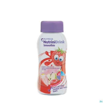 Nutrinidrink smoothie rode vruchten fl 200ml-2