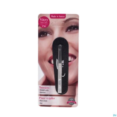 Epileerpincet recht inox-2