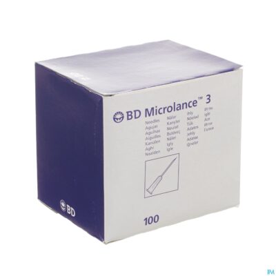 Bd microlance 3 naald 21g 2 rb 0,8x50mm groen 100-2