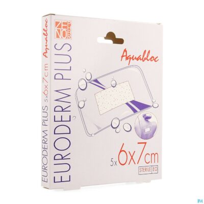 Euroderm plus 6x 7cm 5 pleister steriel wtp