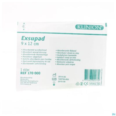 Klinion exsupad ster 9x12cm s 1 4170000