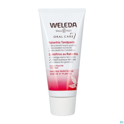 Weleda tandpasta ratanhia roos 75ml-5
