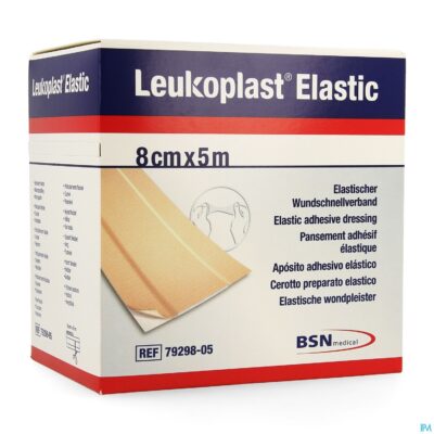 Leukoplast elastic 5mx8cm 1-2