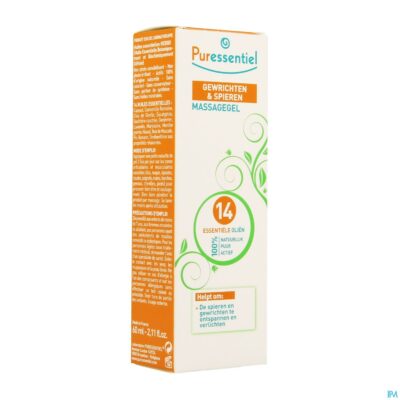 Puressentiel gewrichten gel 14 ess olie 60ml-2