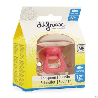 Difrax fopspeen natural 12m+-8