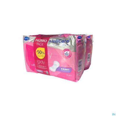 Molicare premium lady pad 4,5 drops 2x14 promopack-2