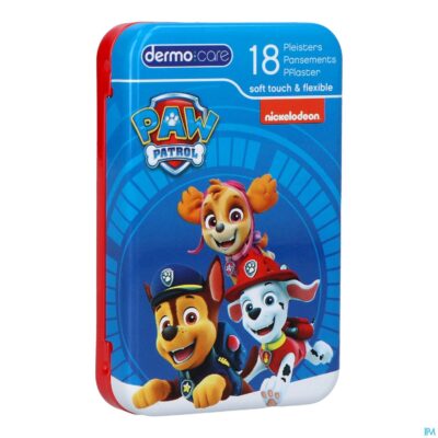 Dermo care soft&sens. paw patrol pleist. strips 18