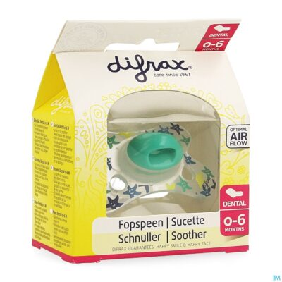 Difrax fopspeen sil mini-dental 0-6m 799-8
