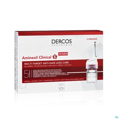 Vichy dercos aminexil clinical 5 women amp 21x6ml-2