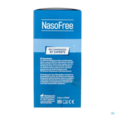 Nasofree neusdouche fl + 4 zakjes-3