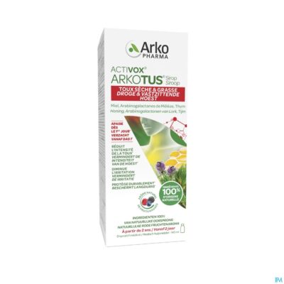 Arkotus siroop droog diep zittende hoest 140ml