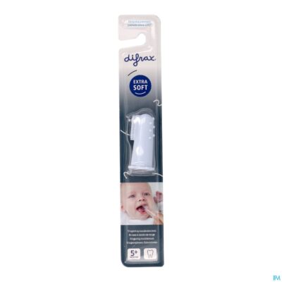 Difrax tandenborstel vingertop silicone ass