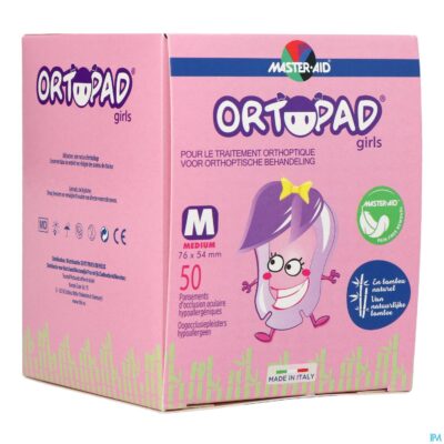Ortopad for girls medium oogkompres 50 73222