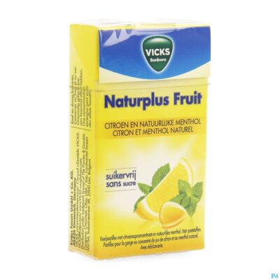 Vicks lemon+c zonder suiker 40g box