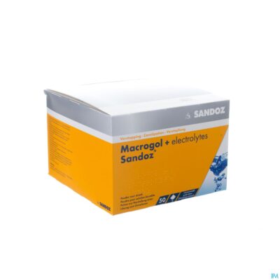 Macrogol + electr sandoz pdr ciroensmaak 50x13,7g-2