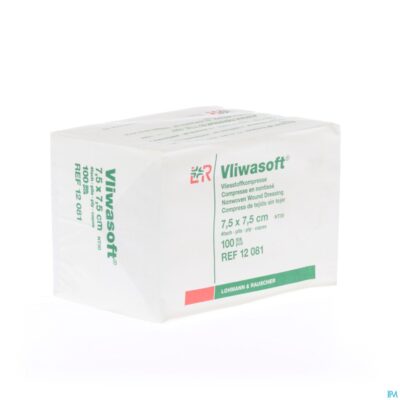 Vliwasoft kp n/st 4pl 7,5x7,5cm 100 12081