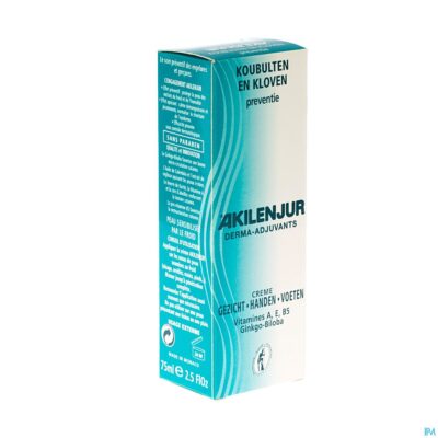Akilenjur creme gezicht-hand-voet tube 75ml 104500-3
