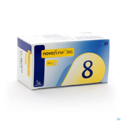 Novofine ster naald 8mm/30g 100 st-2