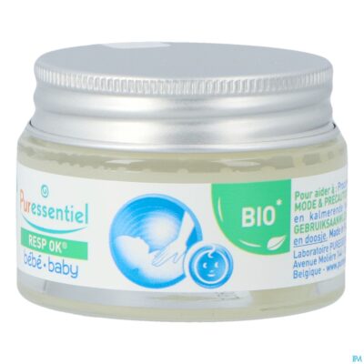 Puressentiel ademhaling massagebalsem baby 30ml-2