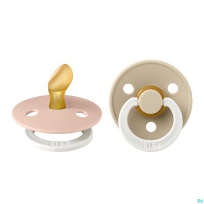 Bibs 1 fopspeen anatomic glow duo vani/blush