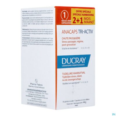 Ducray anacaps tri-activ caps 90
