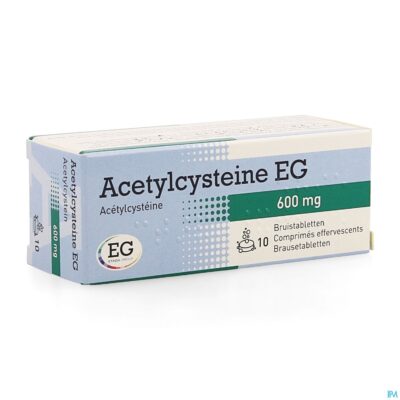 Acetylcysteine eg 600mg bruistabl 10x600mg