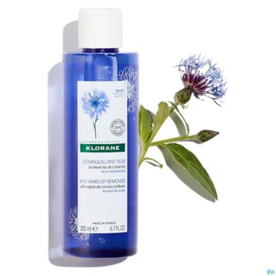 Klorane gezicht korenbloem demaquill. ogen 200ml-2