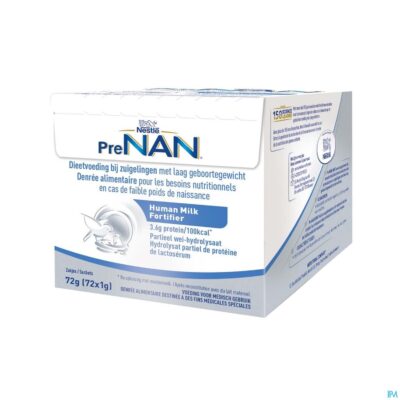 Prenan human milk fortifier sach 72x1g