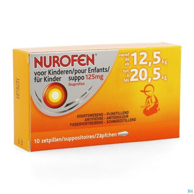 Nurofen kind 125mg suppo 10x125mg-2