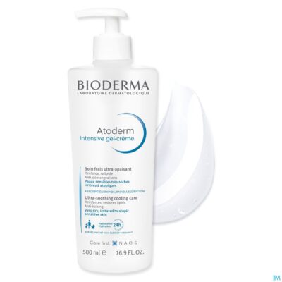 Bioderma atoderm intensive gel cr pompfles 500ml-3