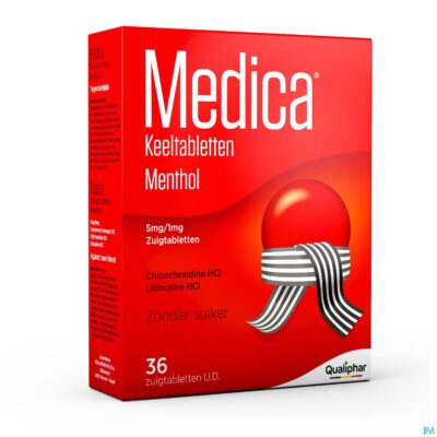 Medica keeltabletten menthol 36 zuigtabletten