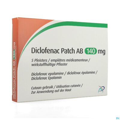 Diclofenac patch ab 140mg pleister 5