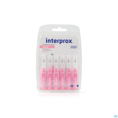 Interprox nano roze cylindrisch 0.7