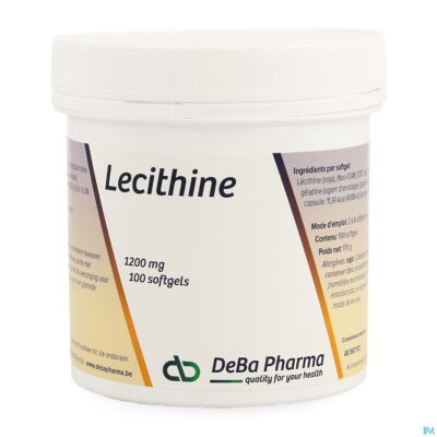 Lecithine caps 100x1200mg deba-2