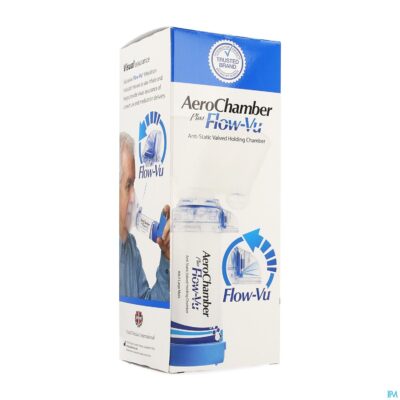Aerochamber plus a/static+flow-vu-mask adult