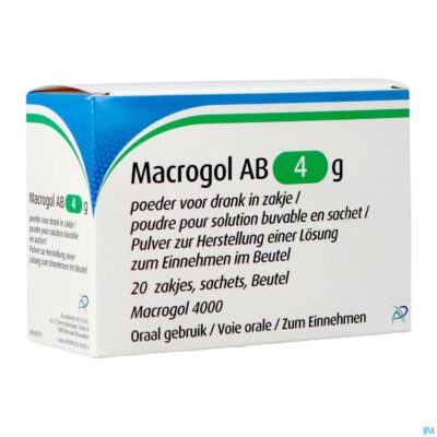 Macrogol ab 4g pdr voor drank zakje 20