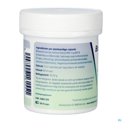 Boswellia extract 400mg caps 60 deba-2