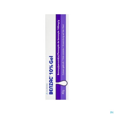 Benzac ac 10% gel 40g-3