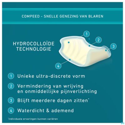 Compeed pleister blaren hoge hakken 5-6