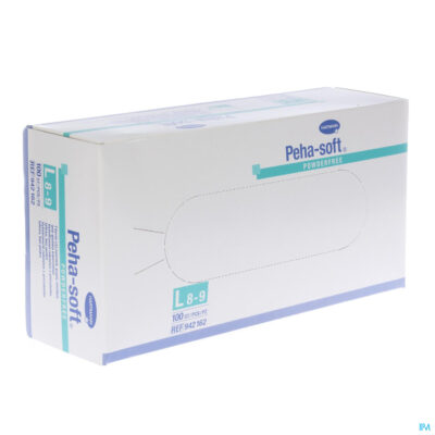 Peha-soft latex poedervrij l 100 p/s