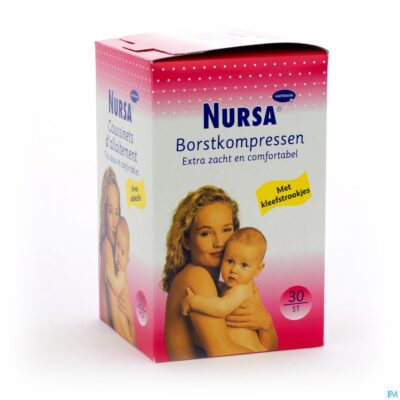 Nursa borstkompr.nst. tape 30 p/s