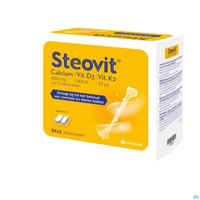 Steovit calcium/vitd3/vit k2 1000mg/880iu comp2x84-2