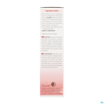 Weleda tandpasta ratanhia roos 75ml-4