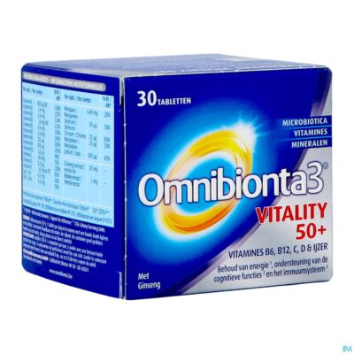 Omnibionta 3 vitality 50+ tabl 30-2
