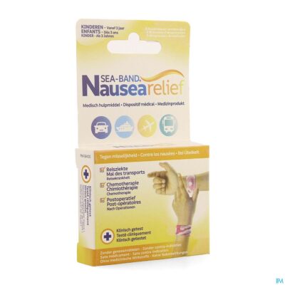 Sea band kind armband roze 2