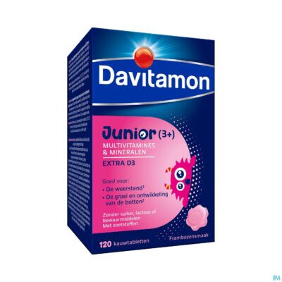 Davitamon junior framboos v1 comp 120