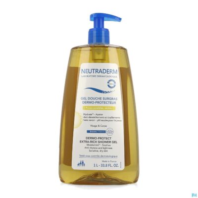 Neutraderm douchegel overvet 1l-2