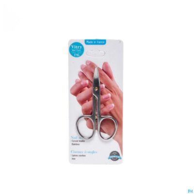 Nagelschaar gebogen inox blinkend-2