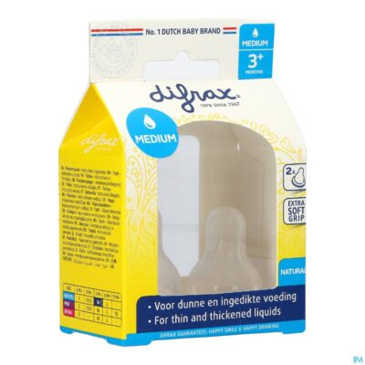 Difrax flessenspeen natural medium 672
